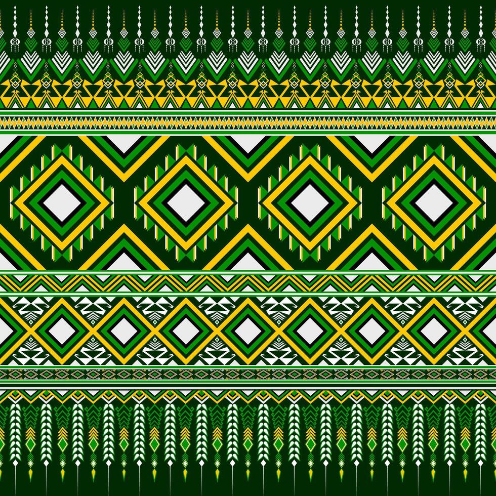 Vintage abstract geometric ethnic pattern for cloth, fabric, textile vector