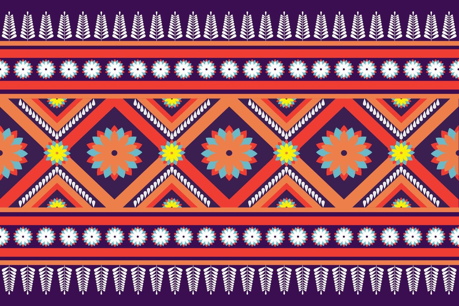 Vintage abstract geometric ethnic pattern for cloth, fabric, textile wrapping vector