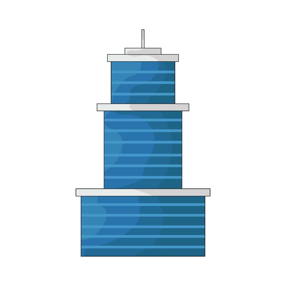 Illustration of a Business Center vector
