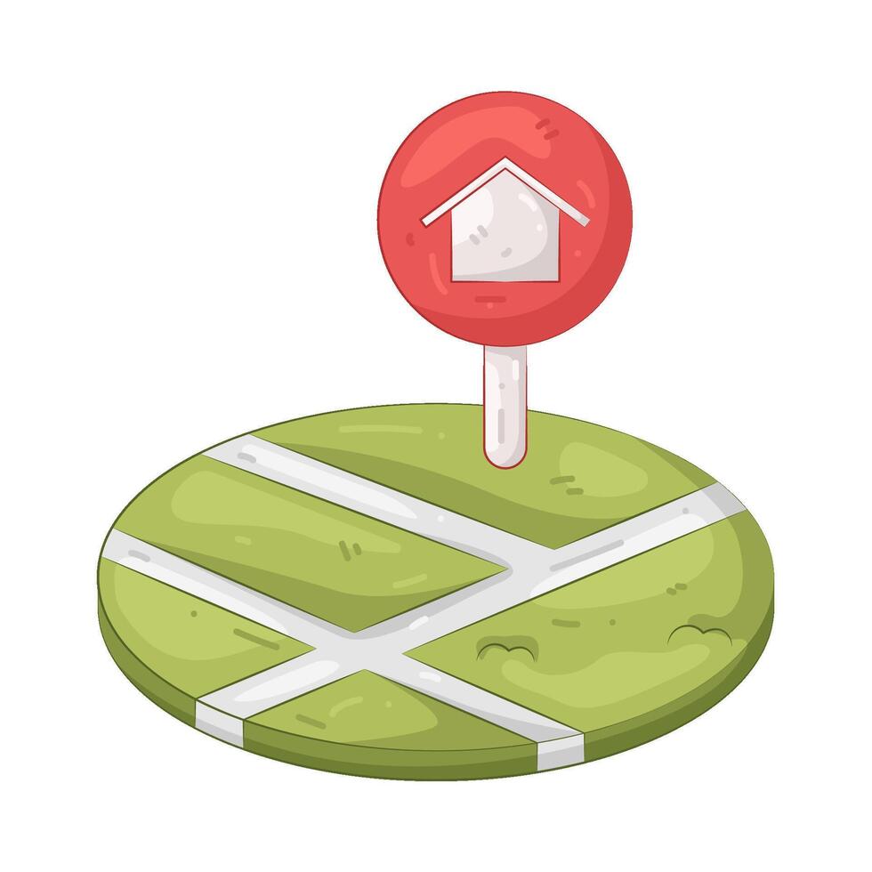 land plot Illustration vector