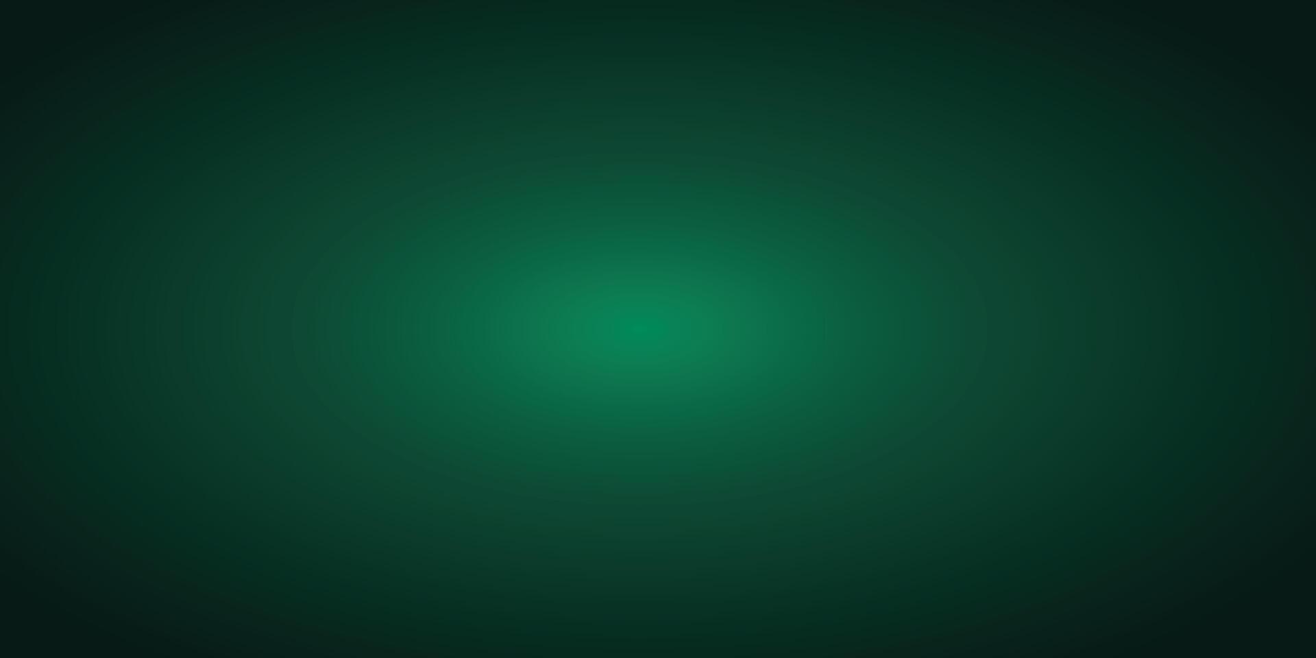 Dark Emerald Green Gradient Background with Glowing Light in the Center vector