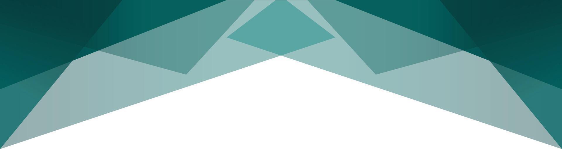 reen Abstract Banner Background with Geometric Shapes vector