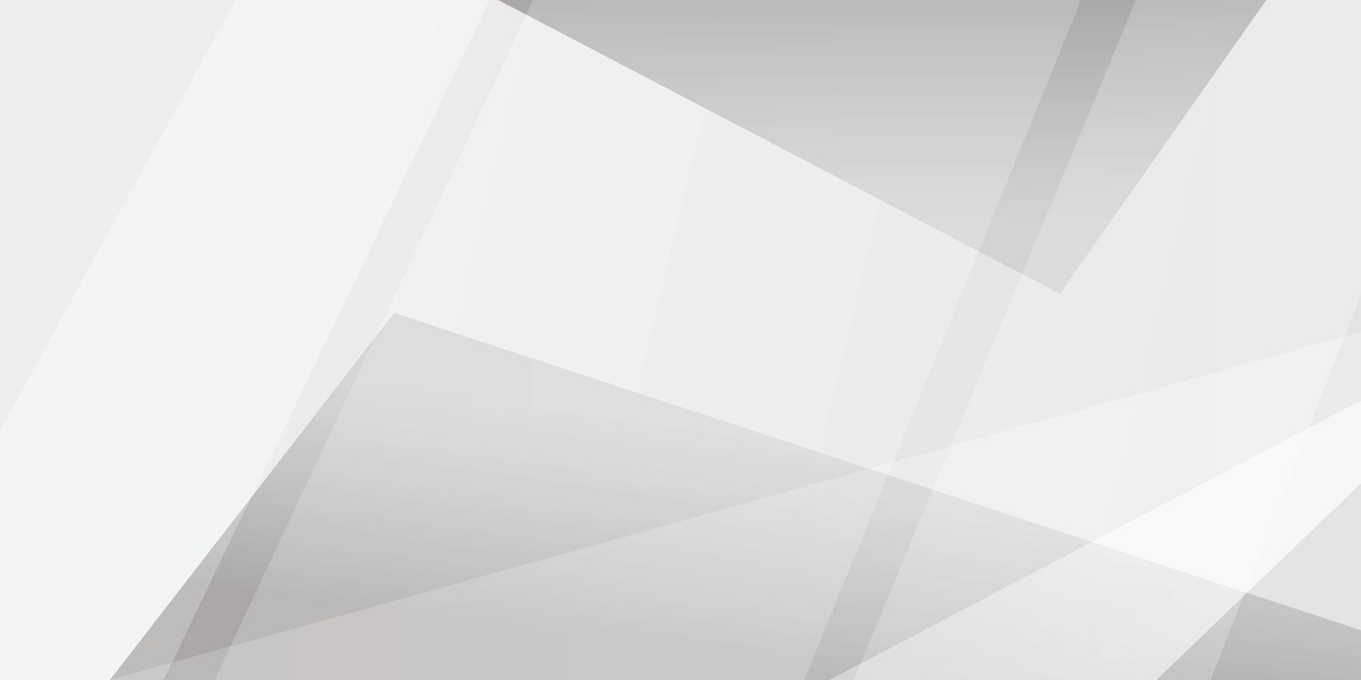 Minimal grey white abstract banner background with triangle geometric shapes and copy space, perfect for banner and presentation vector
