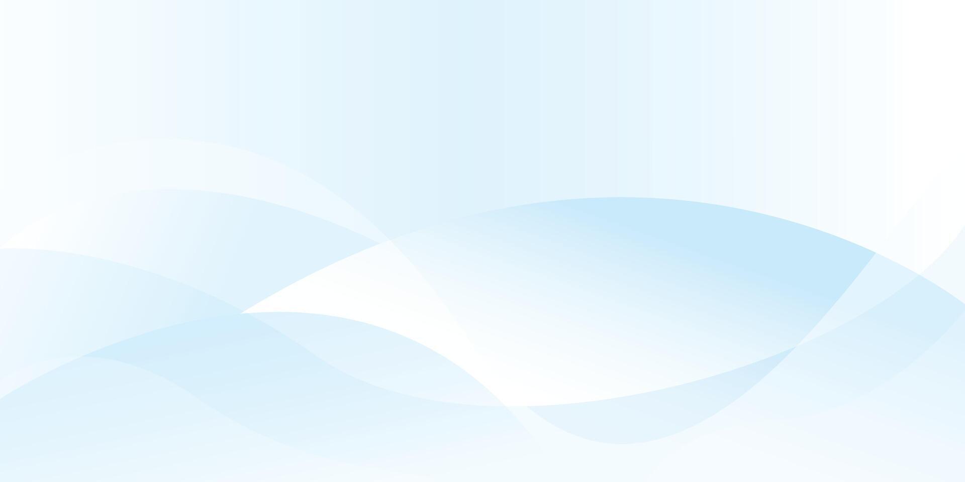 Light blue abstract geometric background with curve and circle overlapping vector
