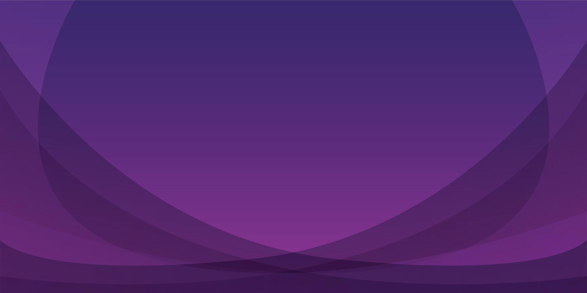 Minimal Purple Abstract Background with Purple Gradient Color, Multiply, and Overlay Curve Border vector