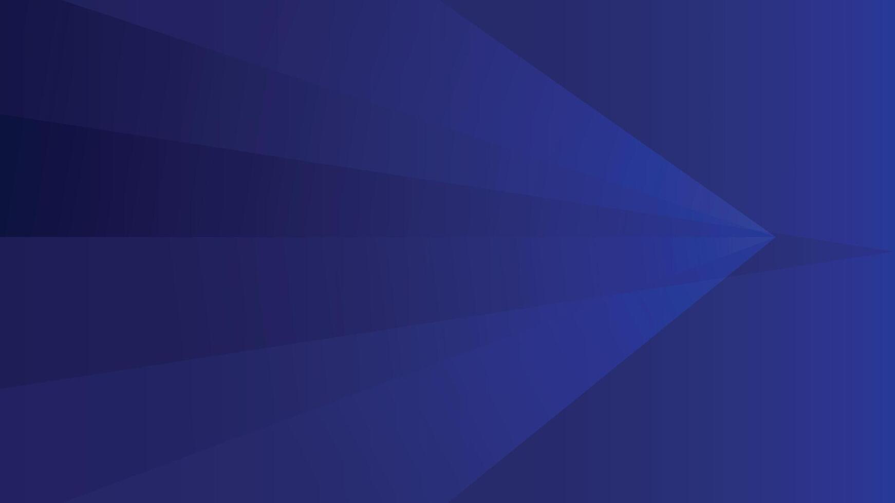 Modern blue abstract background with triangle geometric shapes and copy space vector