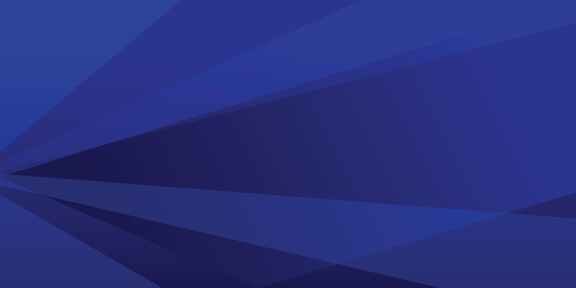 Modern dark blue abstract triangle geometric shape background vector