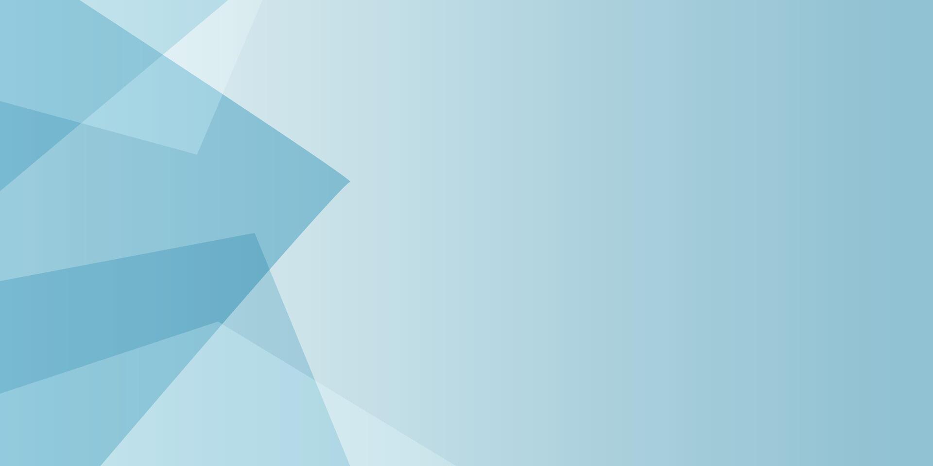 Modern light blue gradient background with abstract geometric shapes and copy space vector