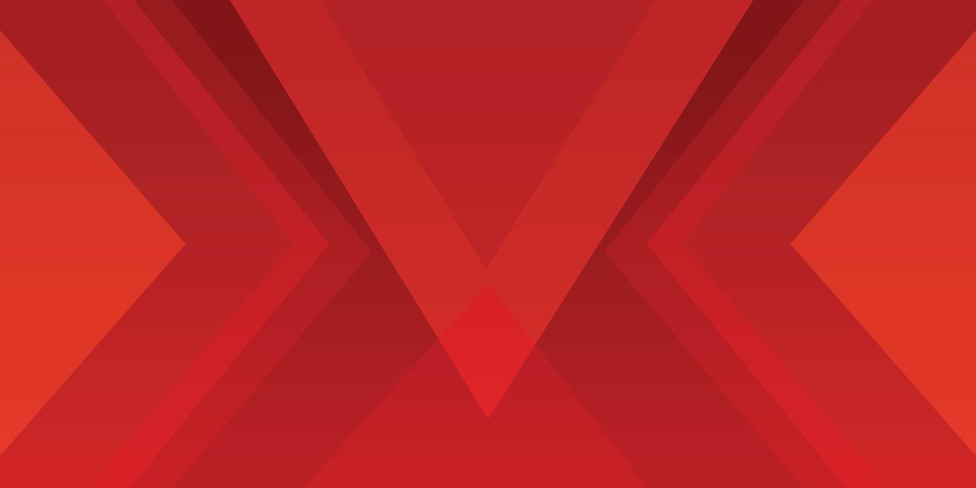 Modern red abstract background with triangle geometric shapes vector