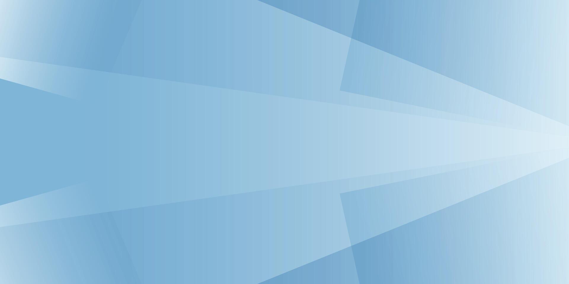 Modern light blue abstract background with blue gradient color and triangle geometric shape vector