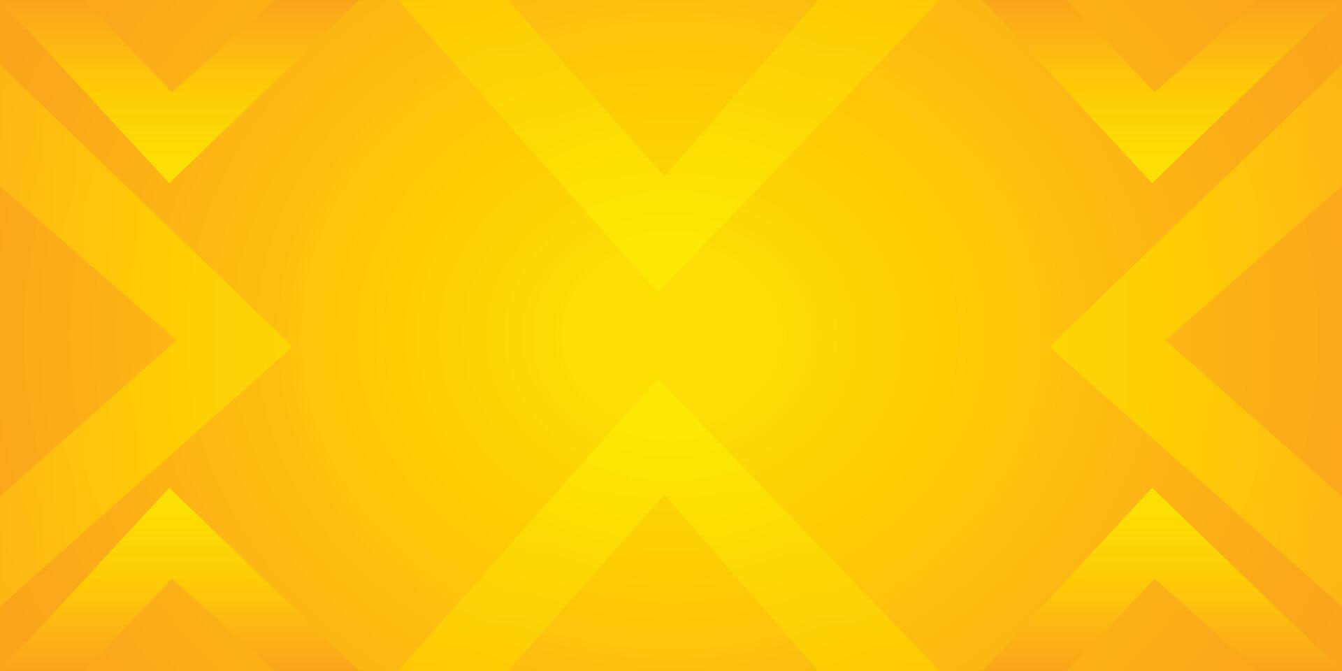 Modern yellow abstract background with gradient color, triangle shapes, geometric, and overlay vector