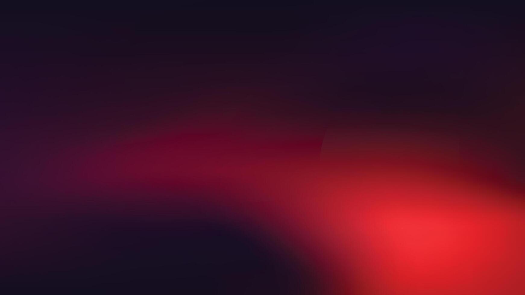Red black wave background with mesh gradient effect vector