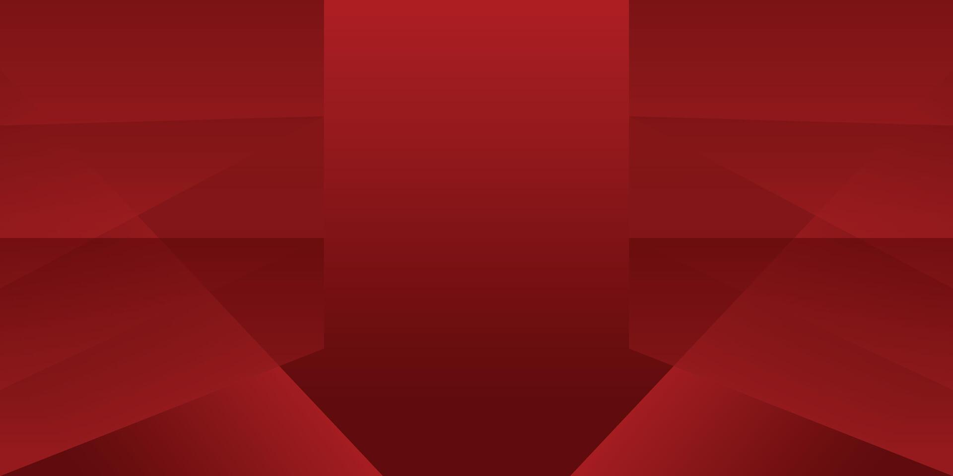 Dark red abstract geometric shape border background with copy space vector