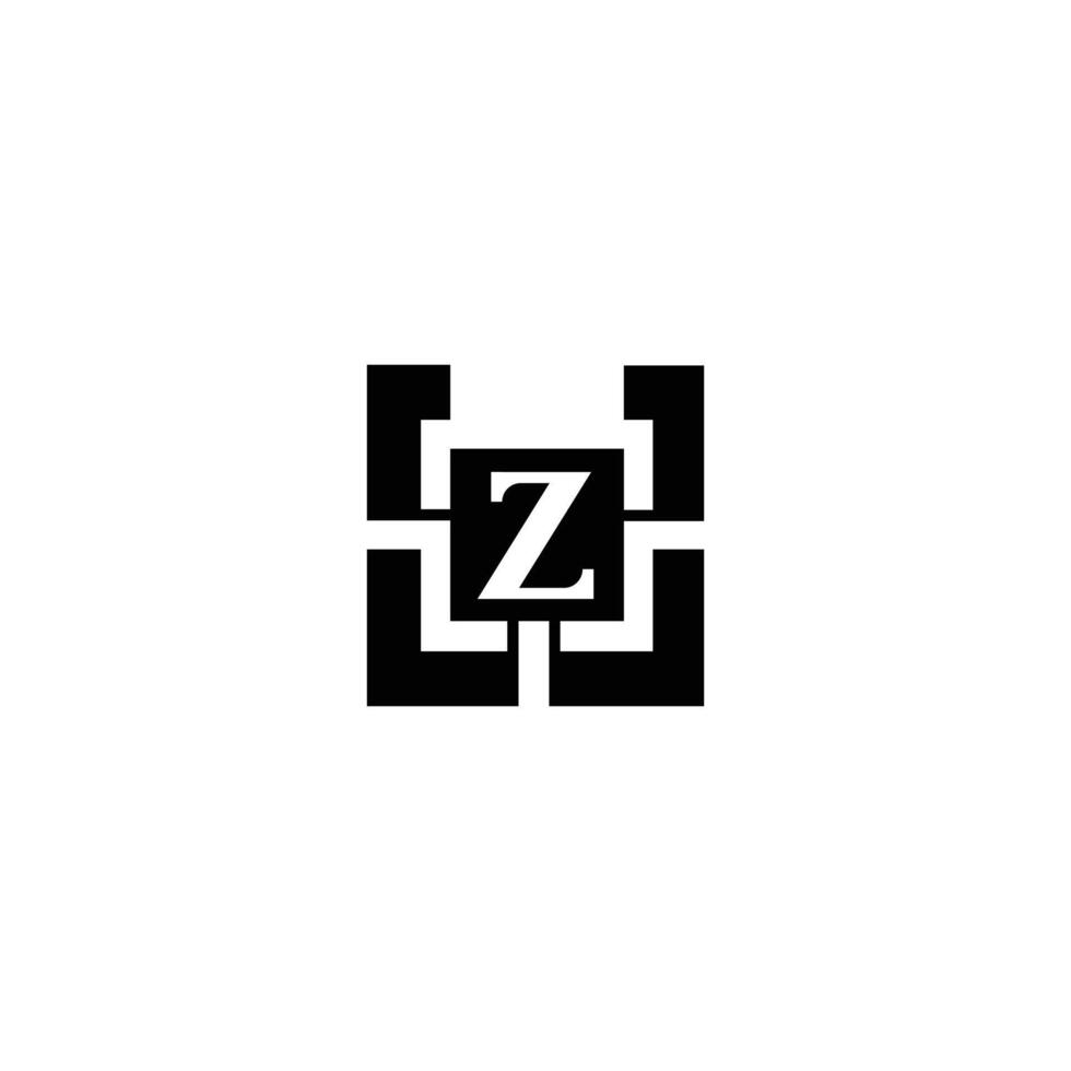High Impact ZU or UZ Logo Made for Recognition vector