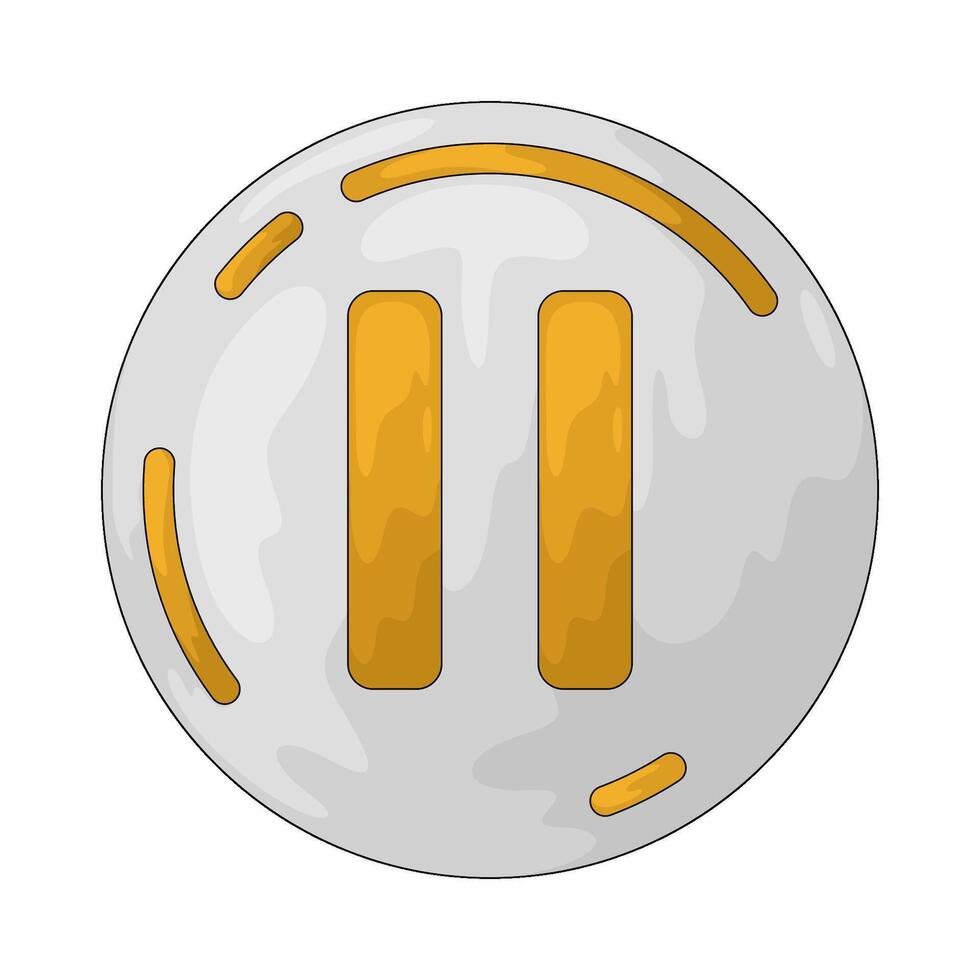 The Pause Button vector