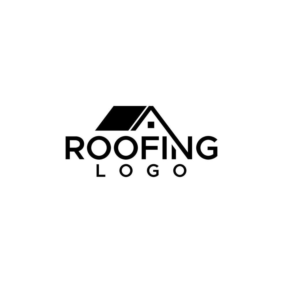 roof and home simple logo designs vector