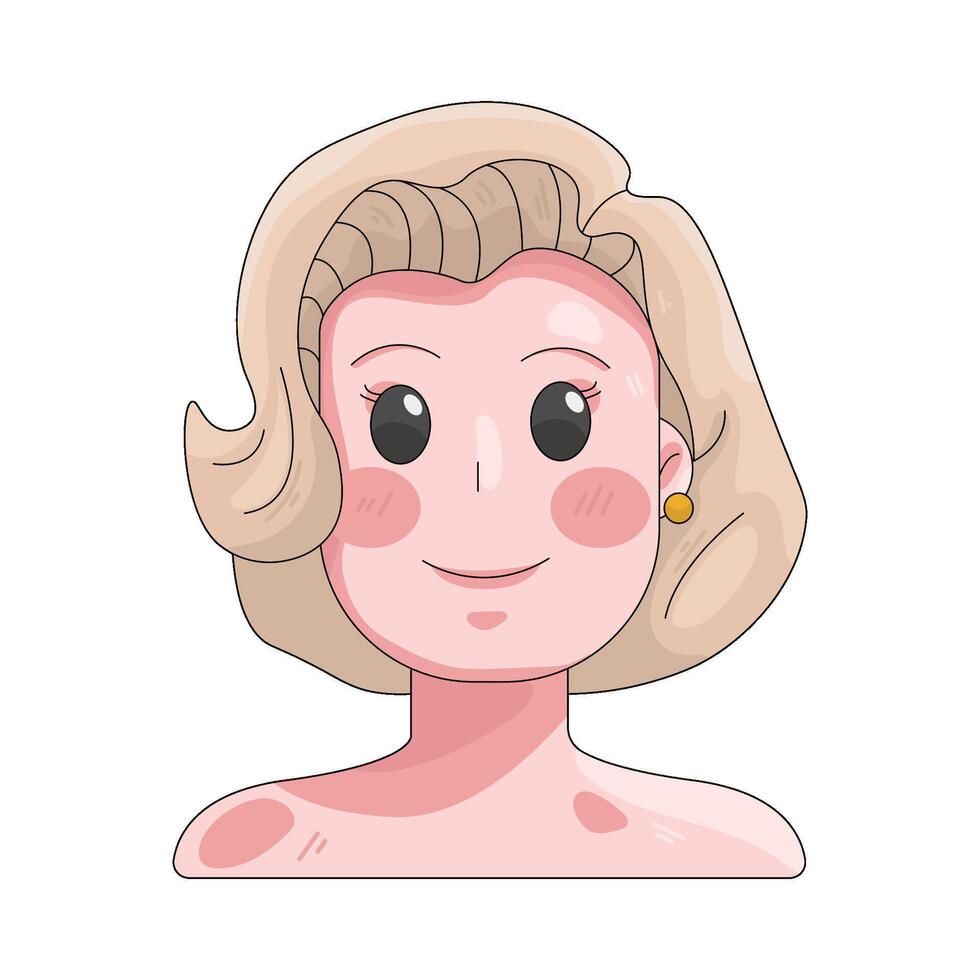 Illustration of Actress vector