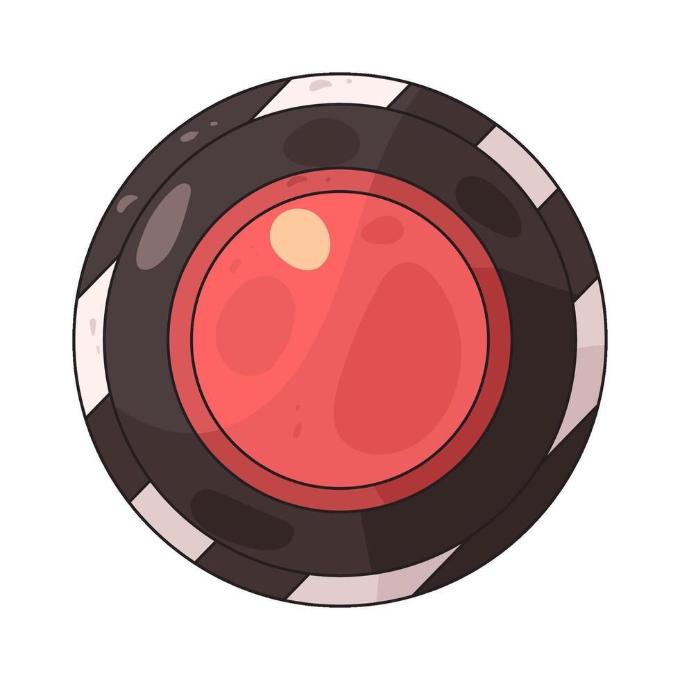 movie stop button vector