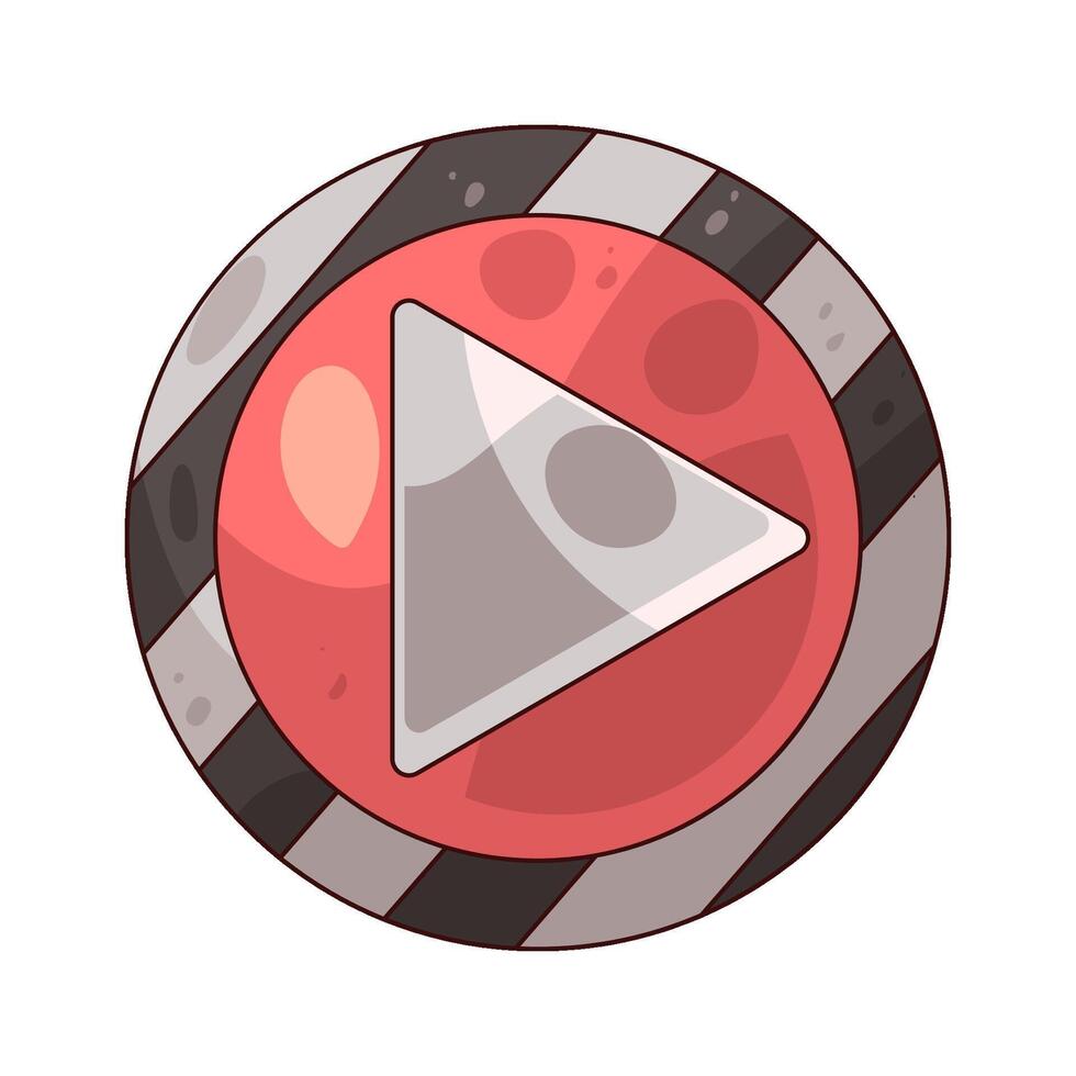 movie play button vector