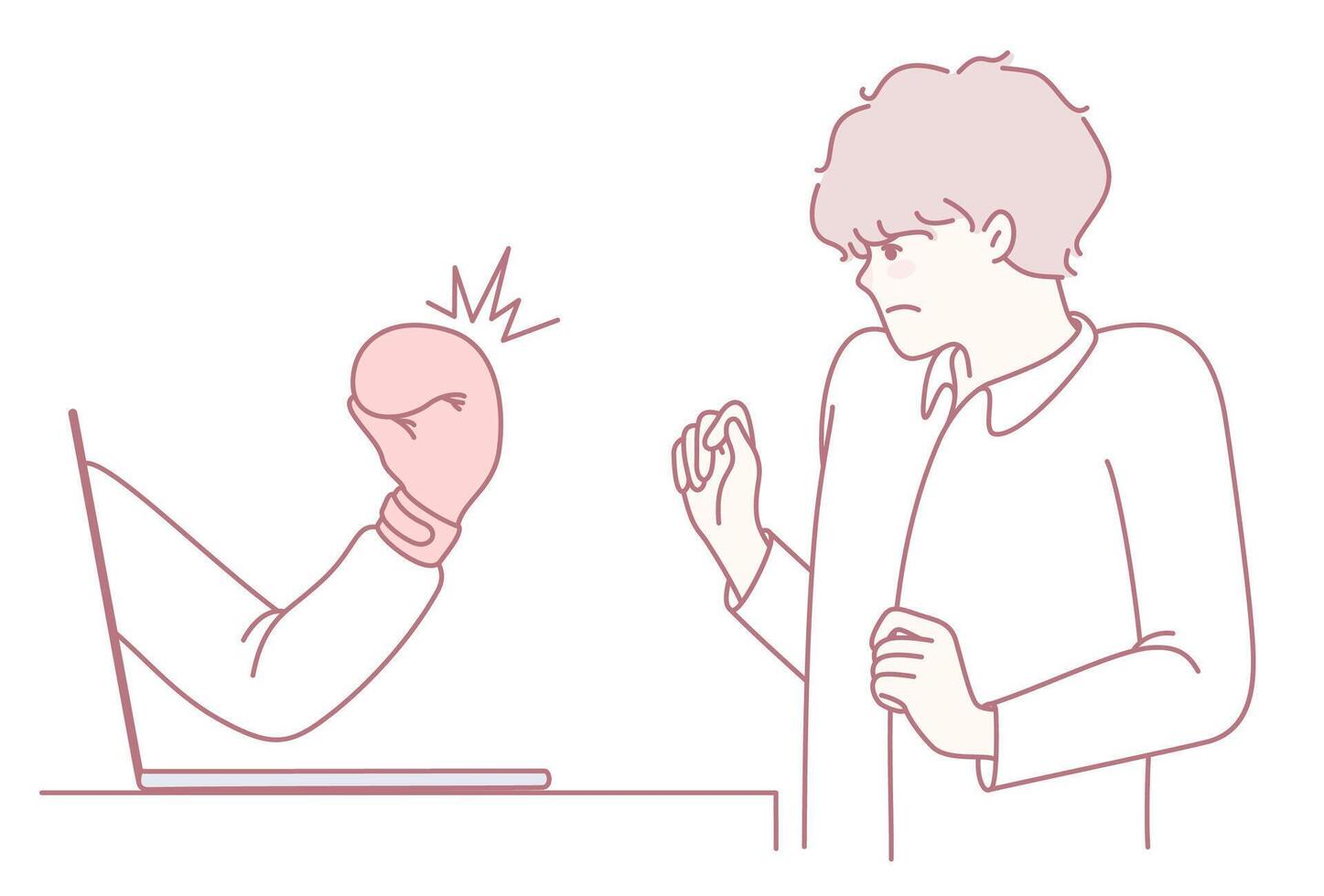 The Disagreement Between Users and Digital Interactive Platforms Is a Complex Subject vector