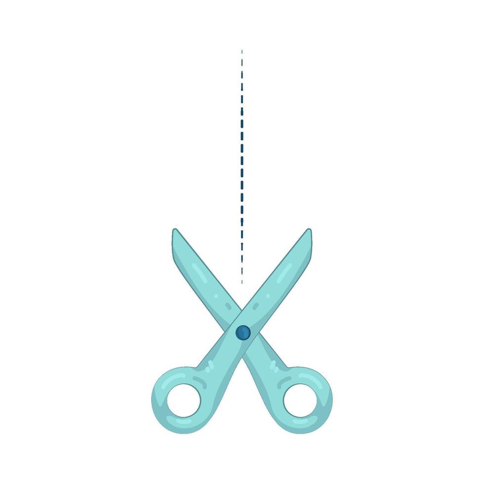 Illustration of cut vector