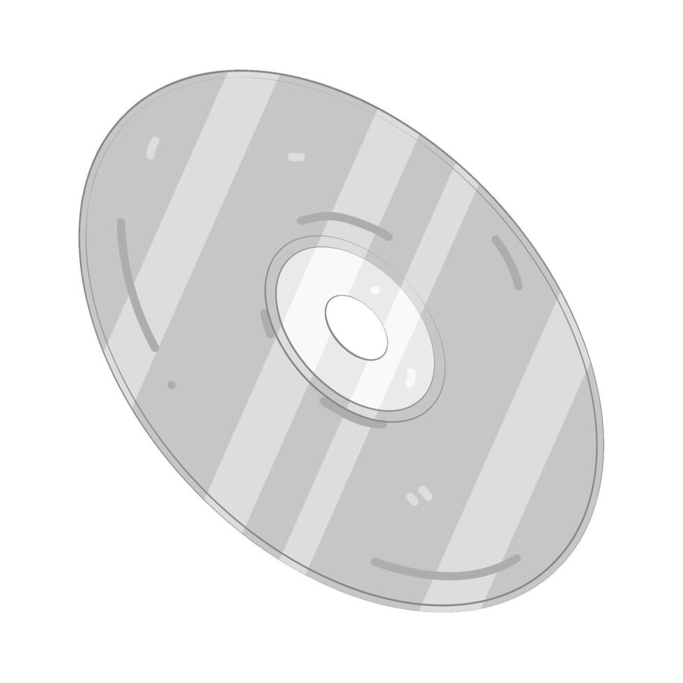 Illustration of Compact Disc vector