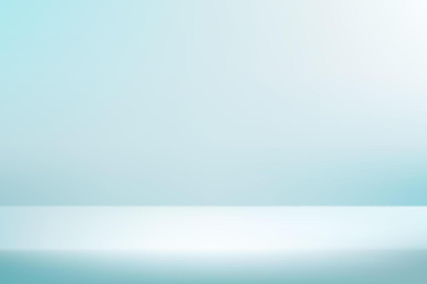 Pastel blue empty room. blank stand display or showing product. Space for selling products on the website. illustration. vector
