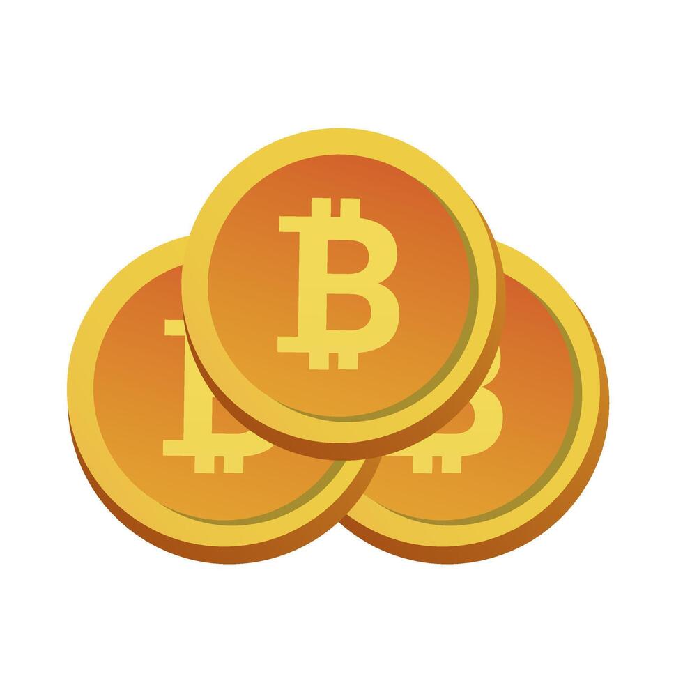 Bitcoin Coin Illustration vector