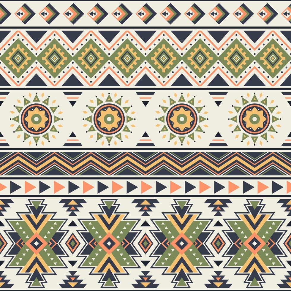 Tribal striped seamless pattern. Aztec geometric backgrounds. Can be used in textile design, web design for making of clothes, accessories, decorative paper, wrapping, envelopes, backpacks vector