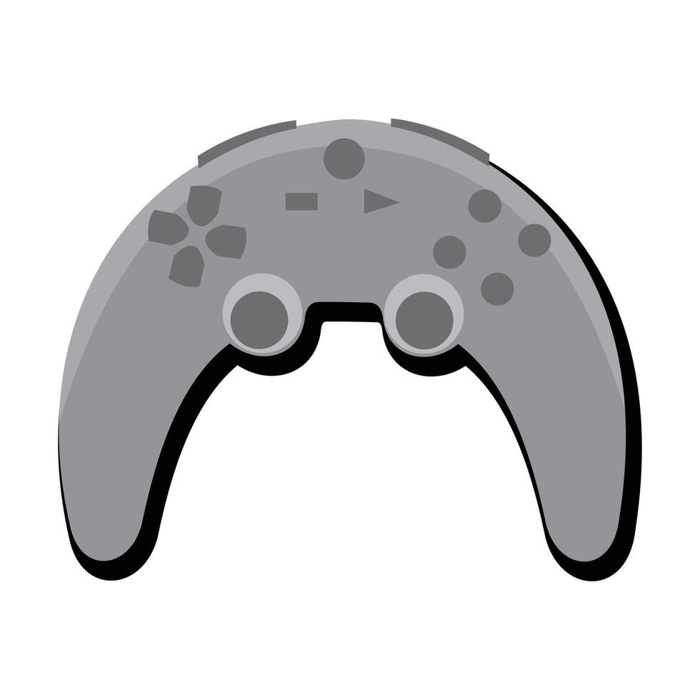 Illustration of a joystick on a white background, a game console gaming vector