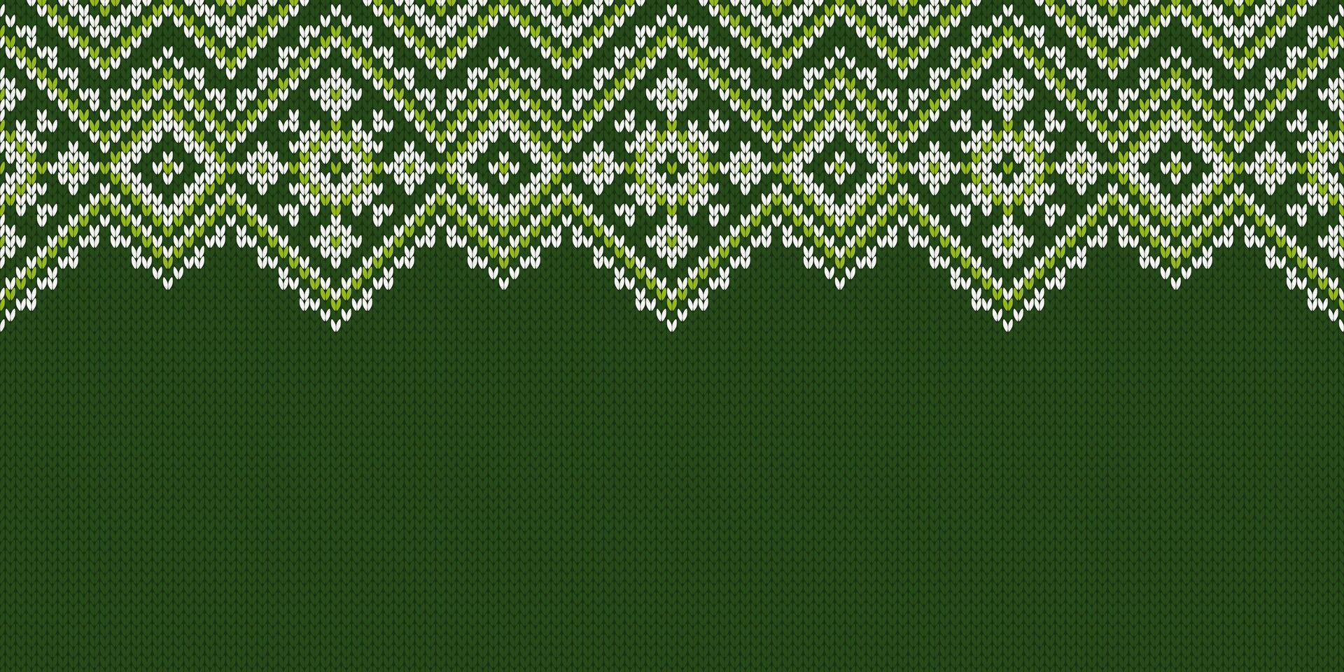 Ugly Christmas Sweater Party. Wide background. Knitwear texture. Template with empty place for text. Seamless pattern with snowflakes for holiday design. Winter knitted wool illustration vector