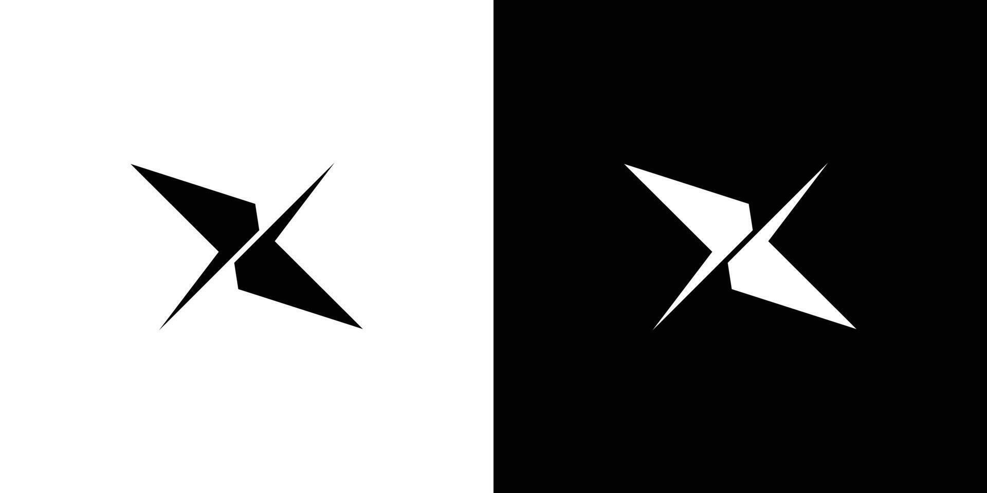 Sophisticated and strong letter X initials logo design vector