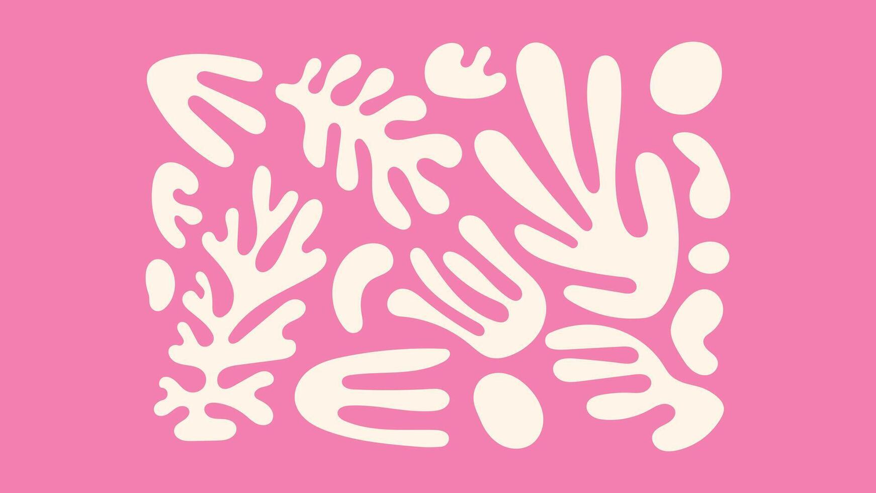 Naive floral illustration in hippie groovy style botanical templates with decorative flowers and leaves for placards, posters and frames with copy space vector