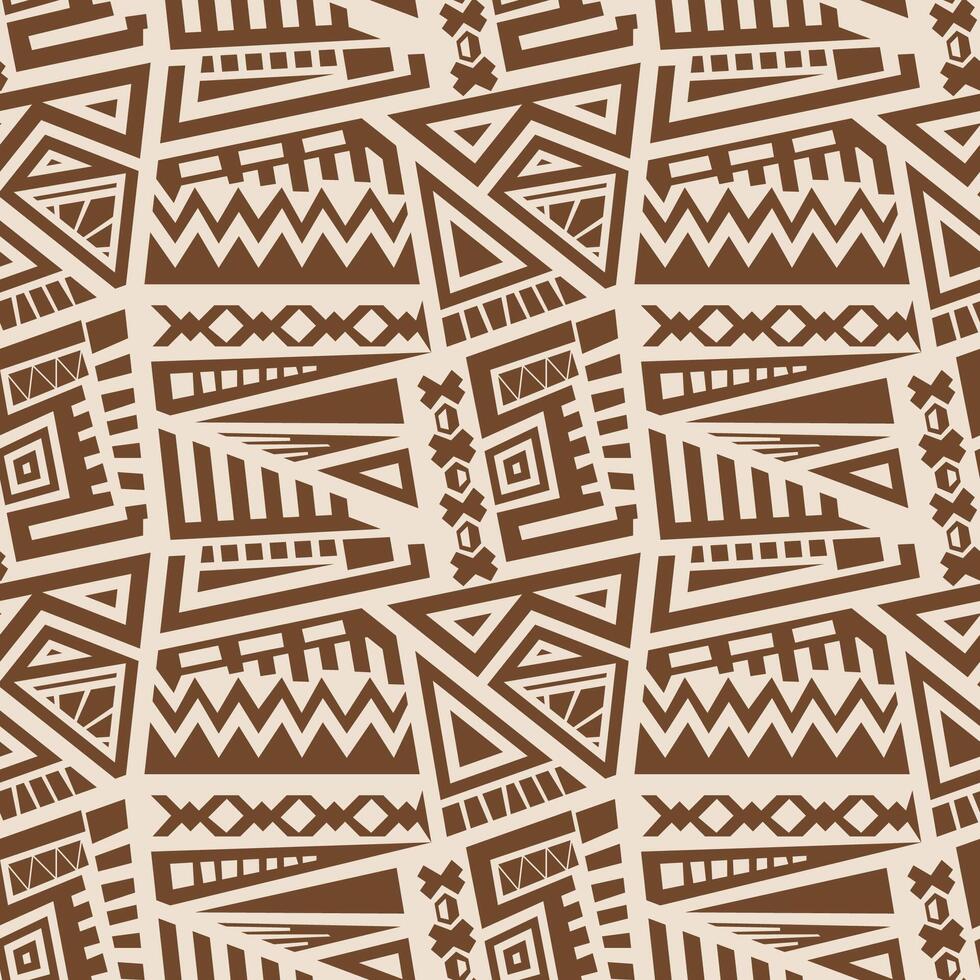 abstract ethnic irregular shape pattern vector