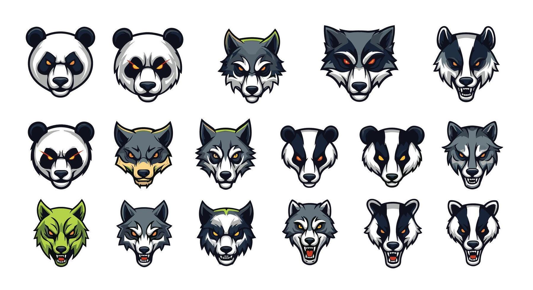 Pixel Art Animals Collection A Detailed Study of Various Species Rendered in Pixelated Style vector
