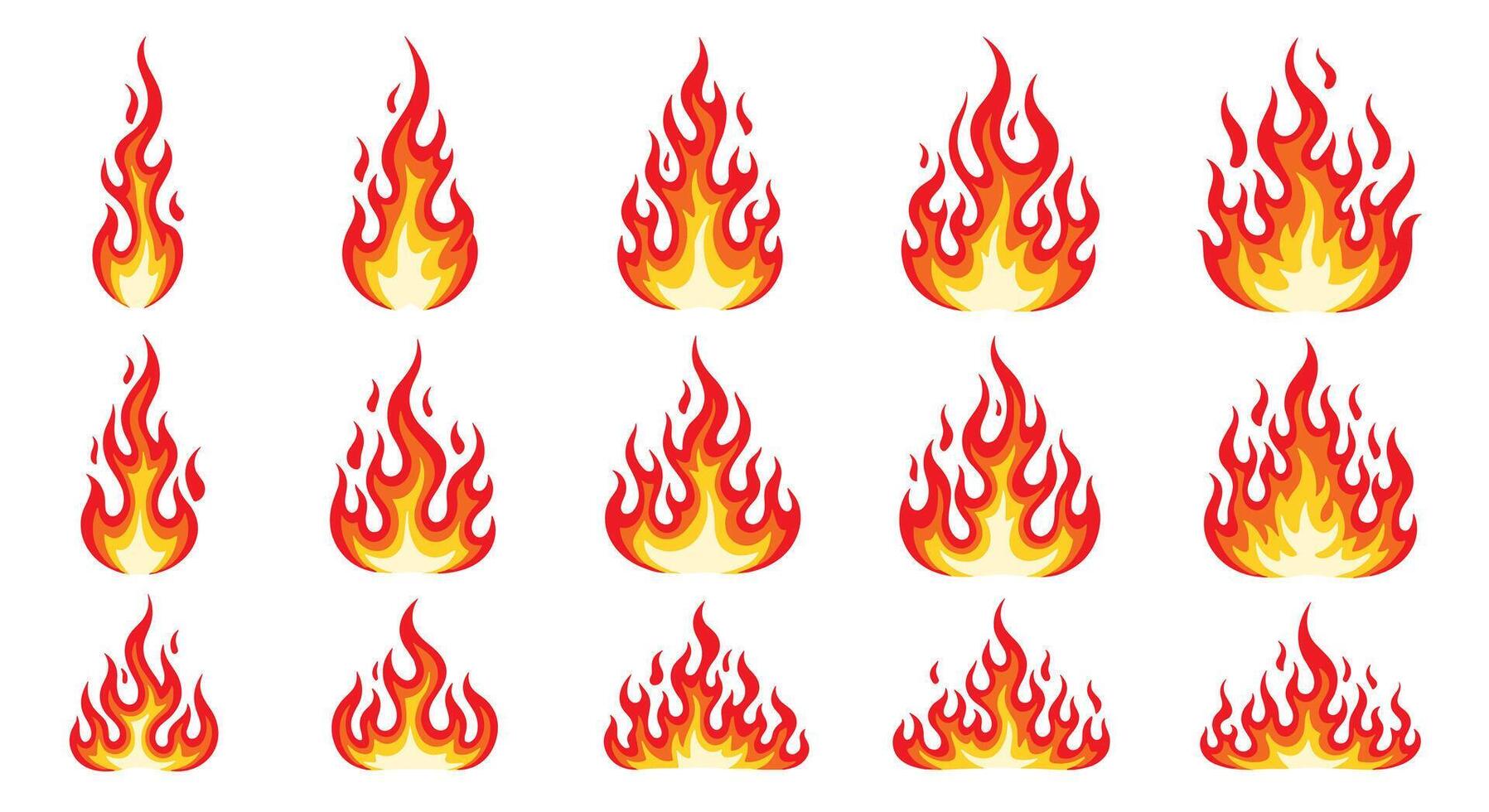 The Alluring Dance of Fiery Forms A Visual Exploration of Flames and Heat vector