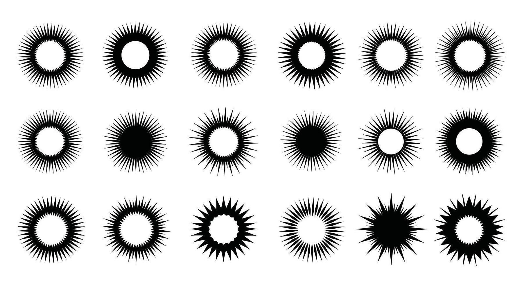 Abstract Shapes and Patterns A Visual Exploration of Graphic Design Elements vector