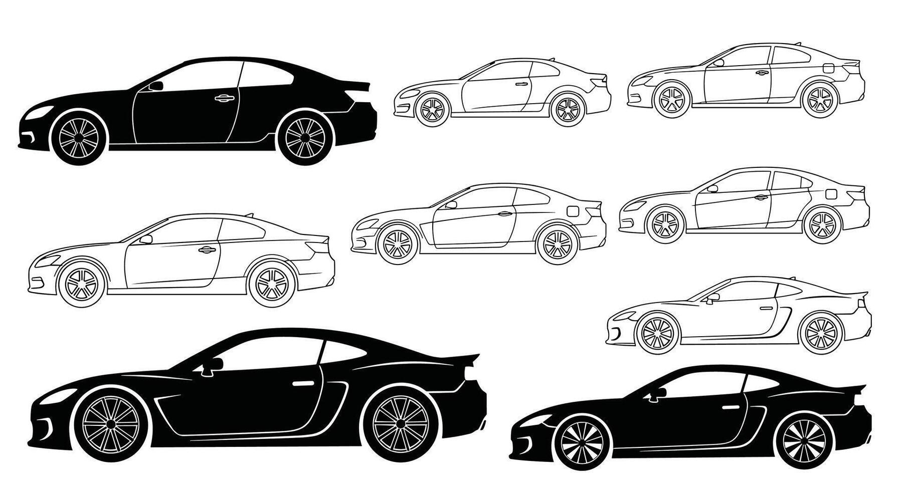 Exploring the Evolution of Automotive Design From Concept to Reality A Journey Through Innovation vector