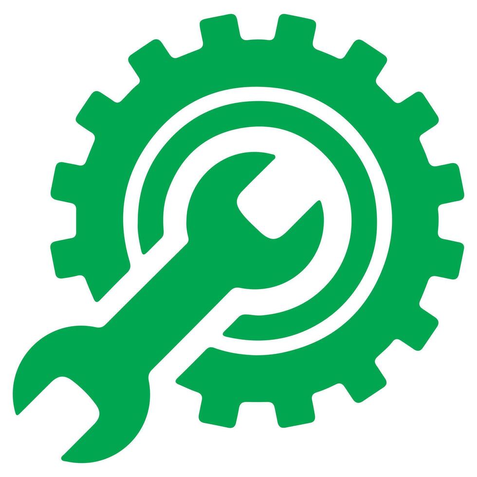 Tools illustration wrench and screwdriver symbol for car repair and service design vector
