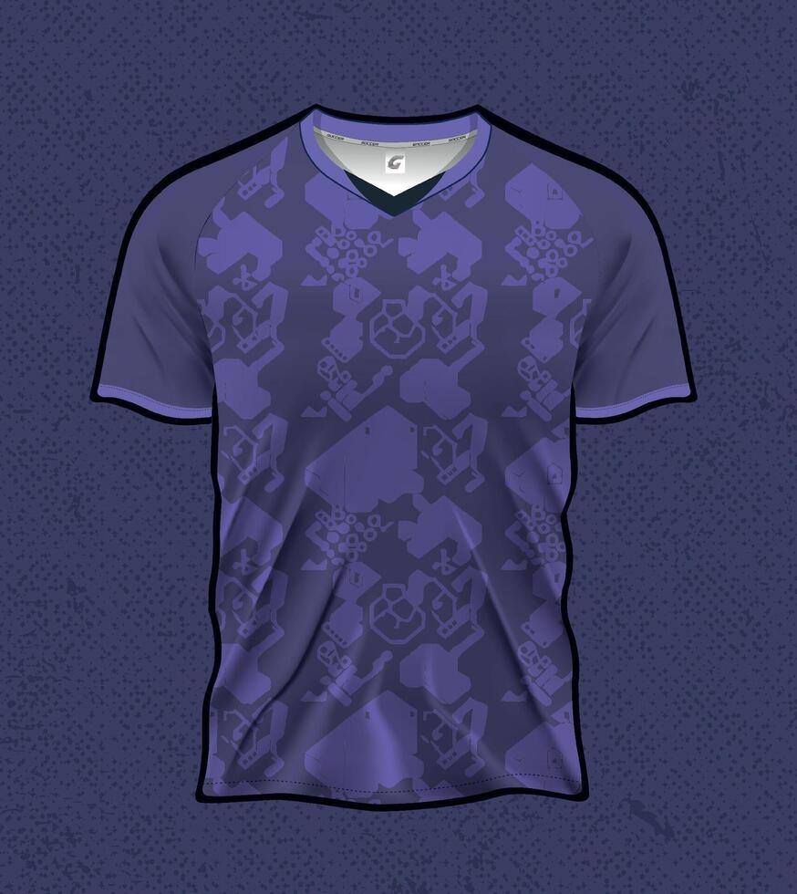 Soccer tshirt design template for racing and esports team vector