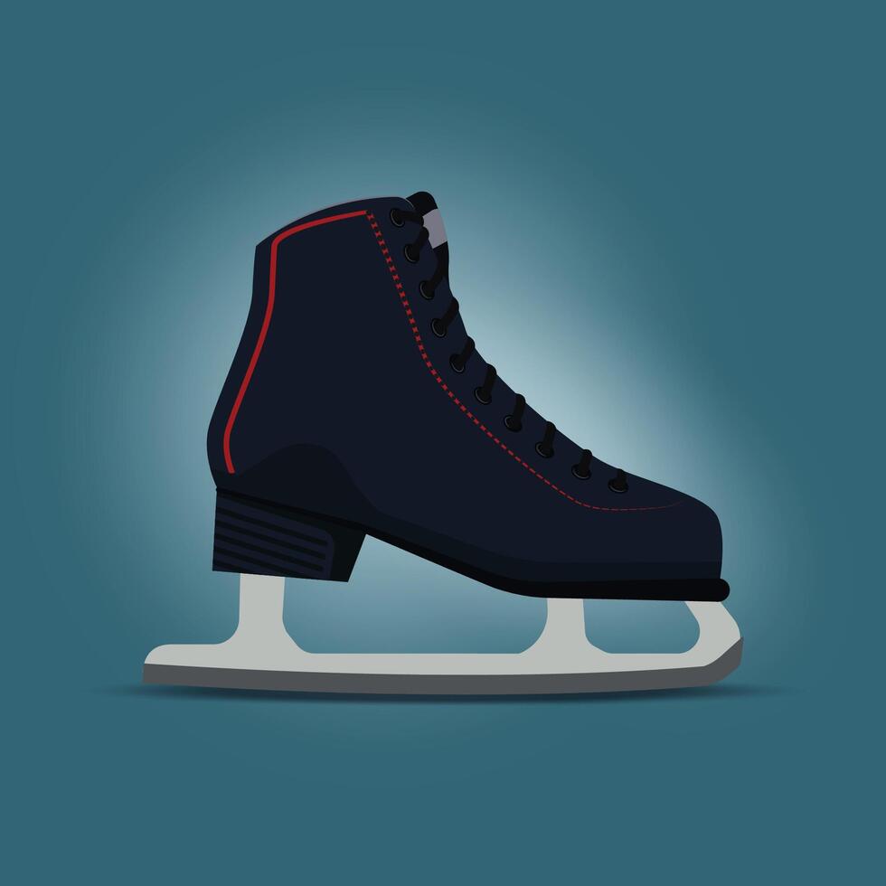 Ice skate shoes stock design illustration vector