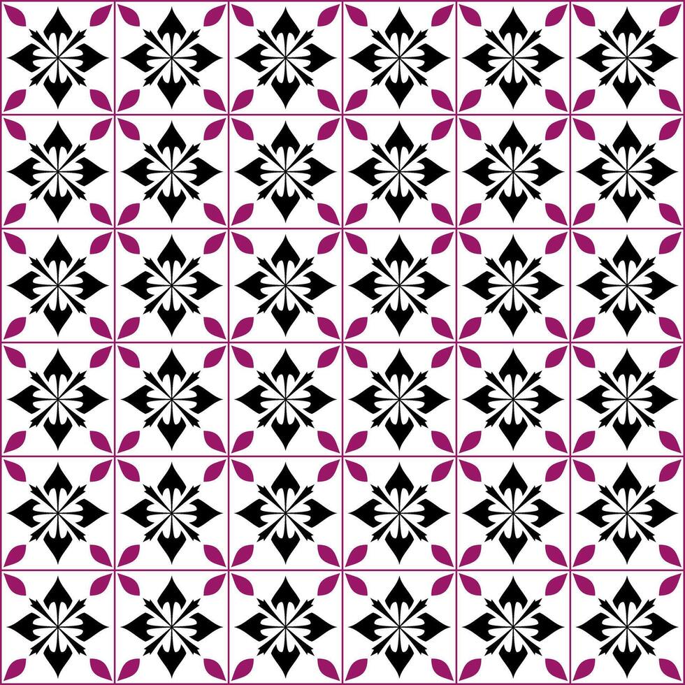 Hand Drawn Seamless Floral Pattern with Retro Ornament, Flower Pattern for Modern Packaging and Print Projects vector