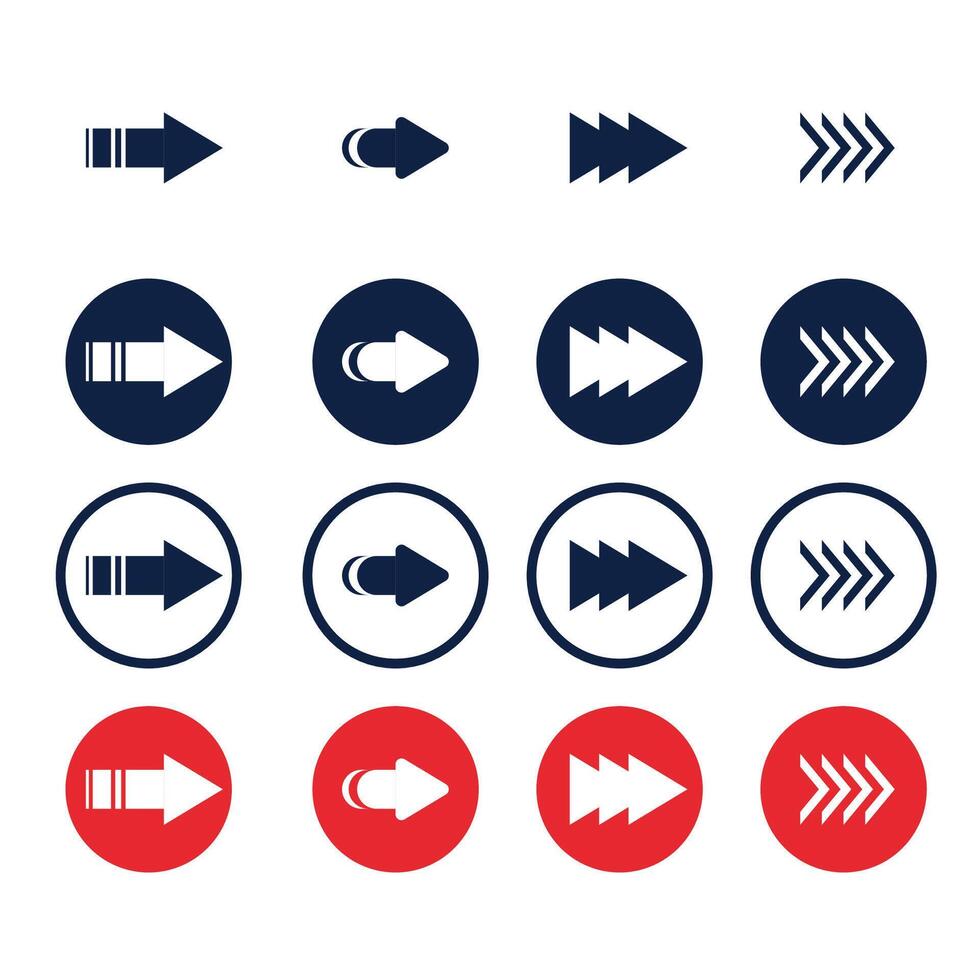 Arrow icon. Mega set of arrows. Black arrows icons. Arrow collection. Set different cursor arrow direction symbols in flat style. Modern simple arrows vector