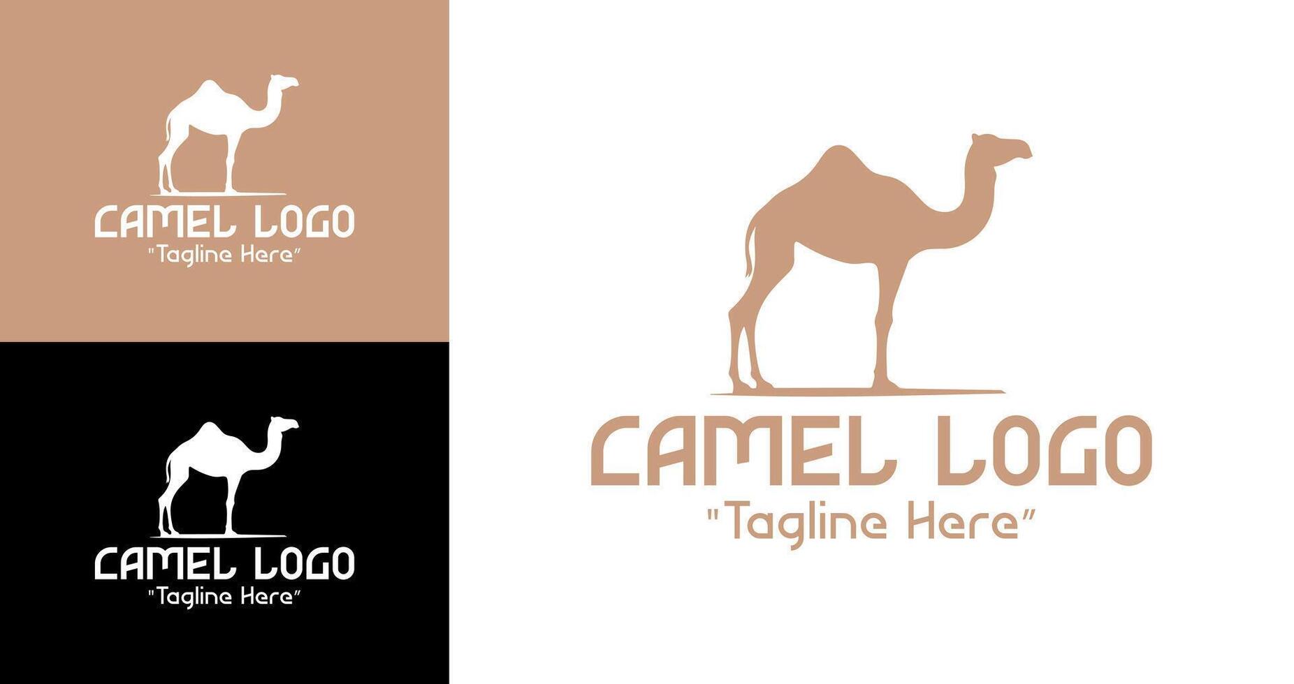 Creative Camel Logo Design for Business Branding and Logo Identity vector