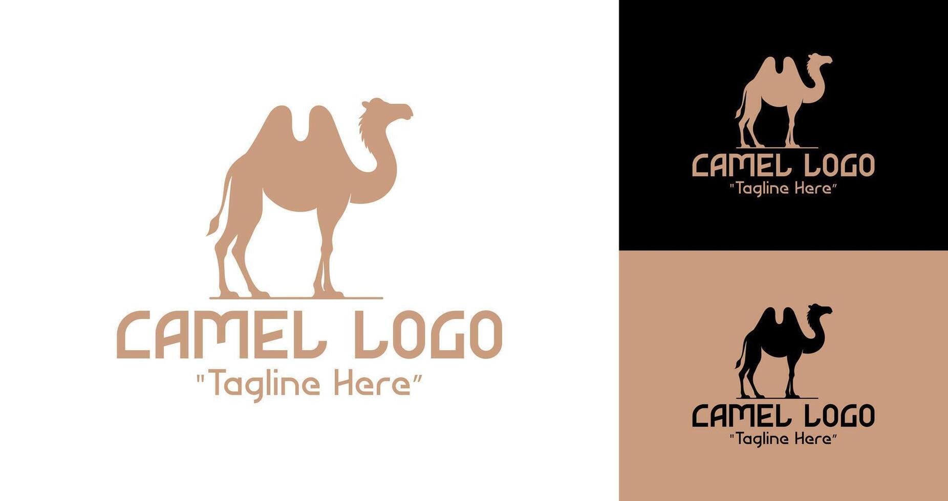 Modern Camel Logo Design for Business and Professional Branding vector