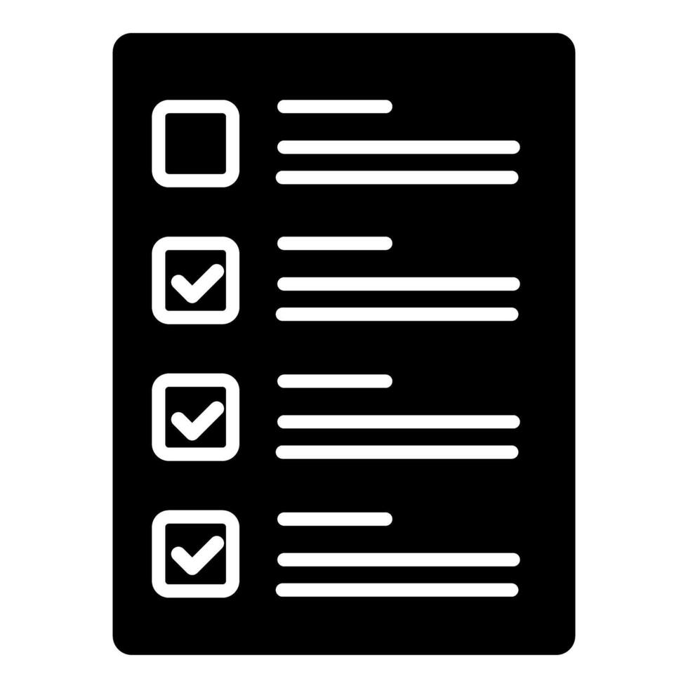 Checklist web icon. Simple illustration of checklist icon for web design isolated on white background vector