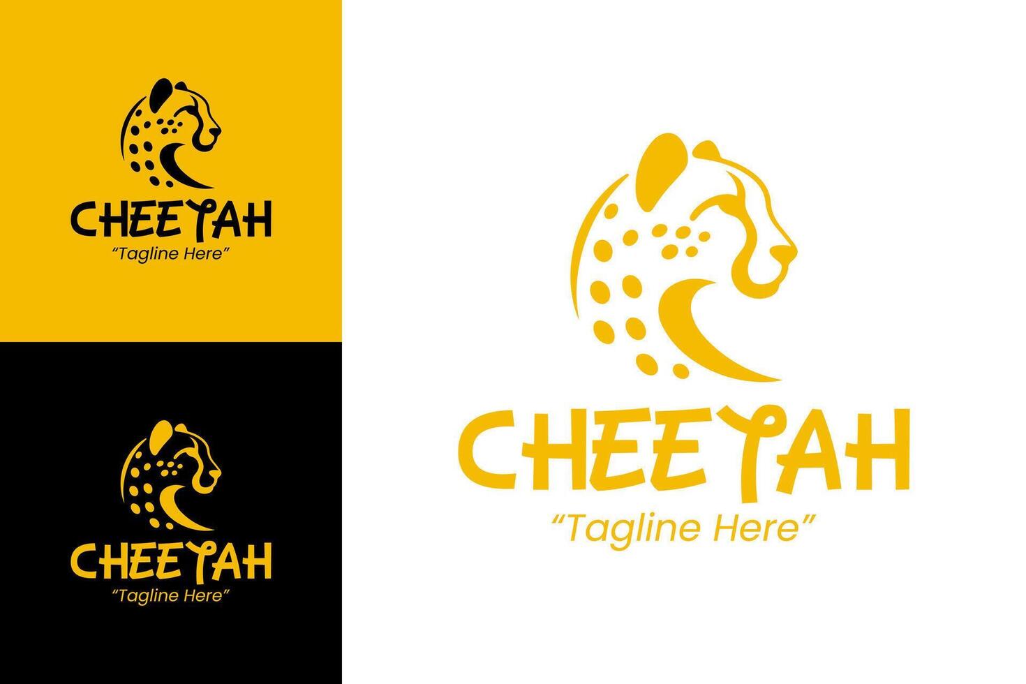 Professional and Modern Chameleon Logo Designs for Creative Branding vector