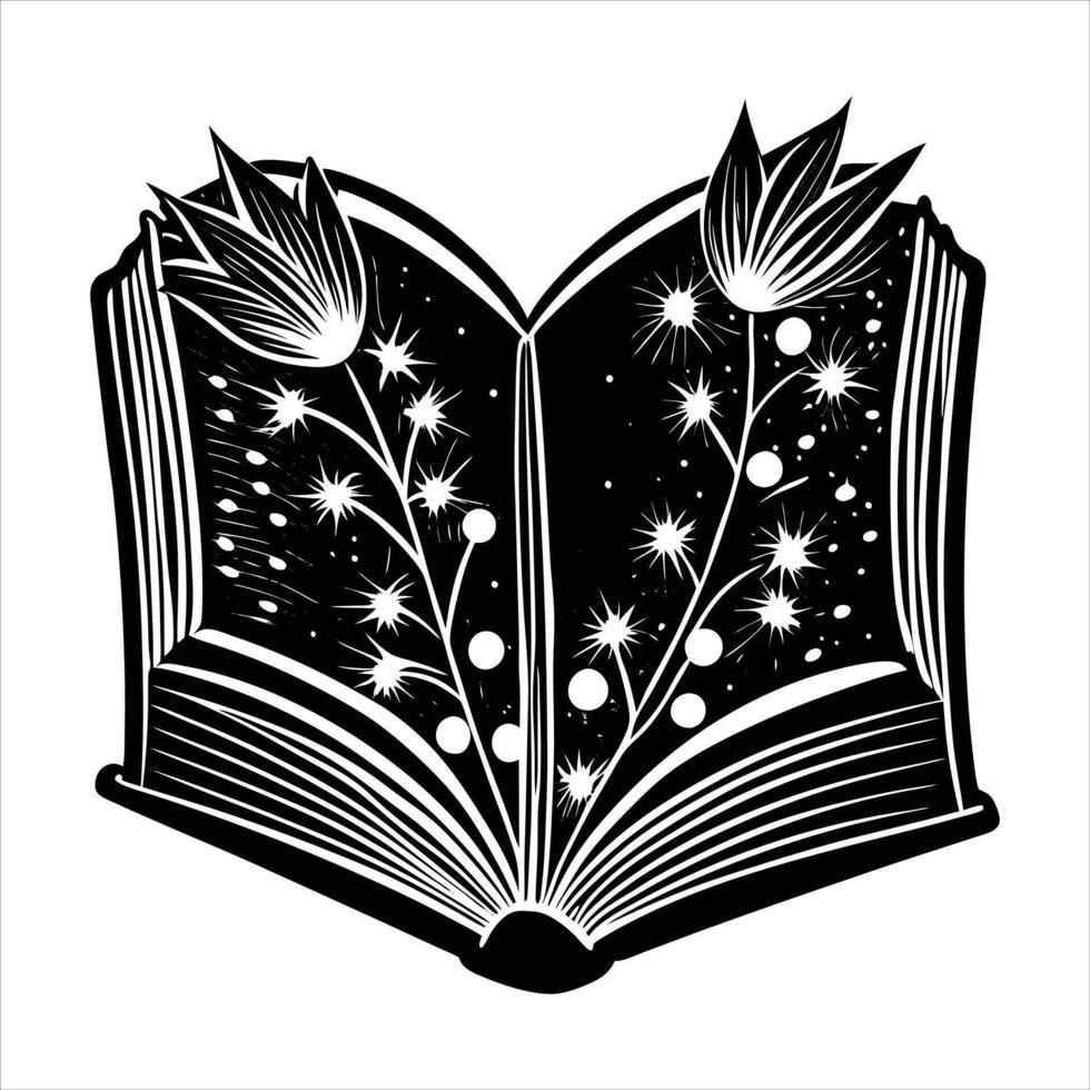 Open Book Lights vector