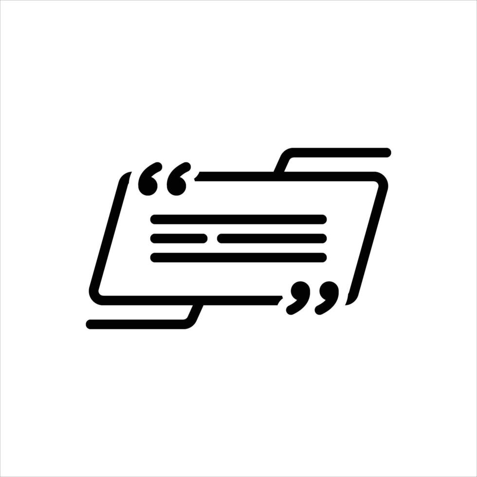 Black line icon annotation vector