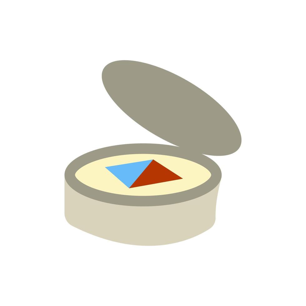 Cartoon Compass Navigation Icon vector